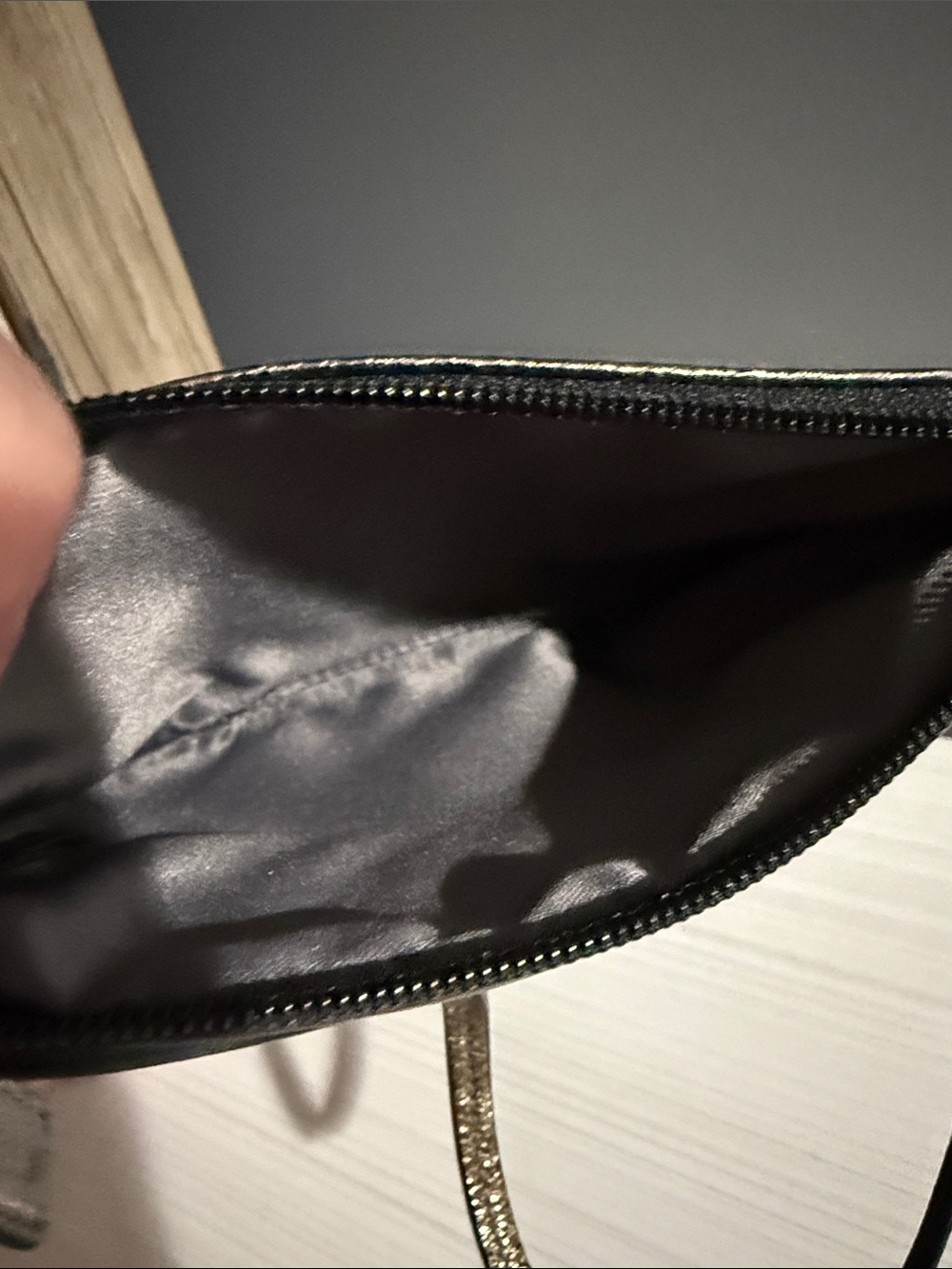 Coach mini zip wallet, metallic bronze - Picture 5 of 5